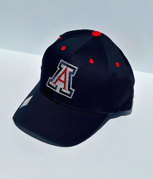 University of Arizona "A" Bling Baseball Hat